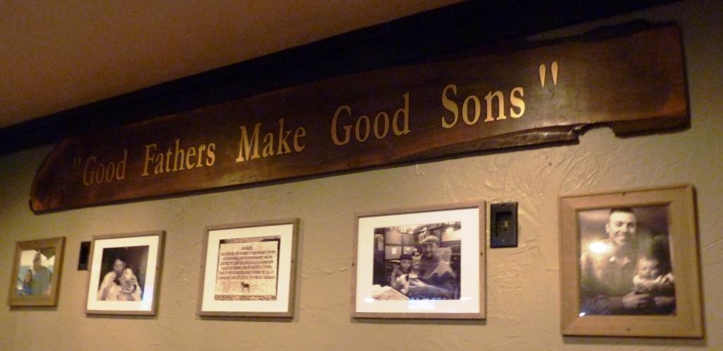 An ode to fathers at Father's Kitchen and Taphouse in Sandwich, Mass.