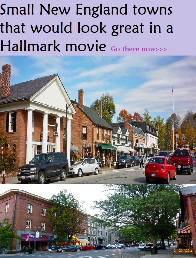 These quaint, small New England towns would look great in a Hallmark movie.