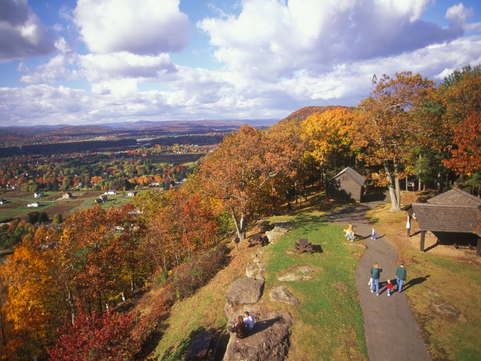 Mt. Sugarloaf makes for a great fall foliage hike (Photo Credit: Kindra Clineff, through http://www.MassVacation.com)