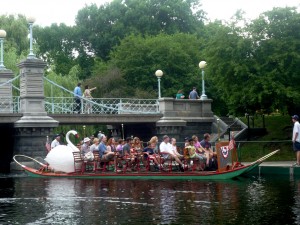 Boston Swan Boat Ride Boston Swan Boat photo, Boston, Mass.