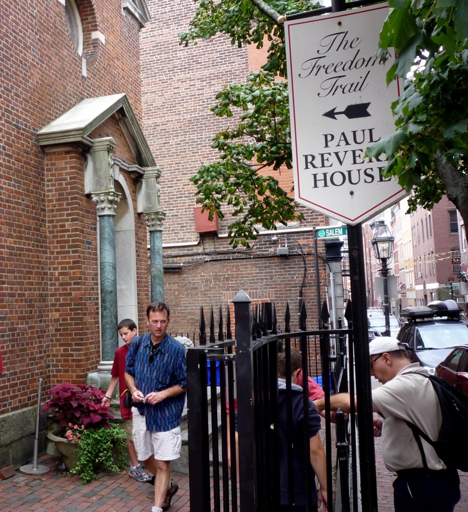 Image of Paul Revere House on the Freedom Trail, Boston MA