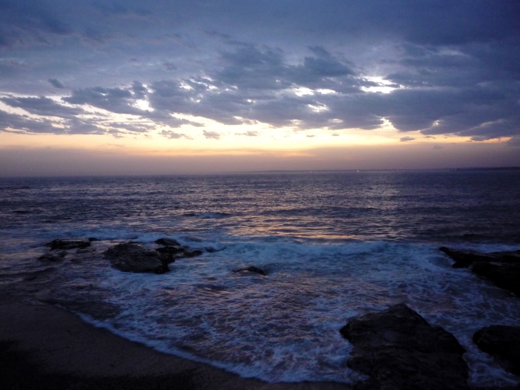 Photo of Ocean Drive, Newport, RI, in the winter