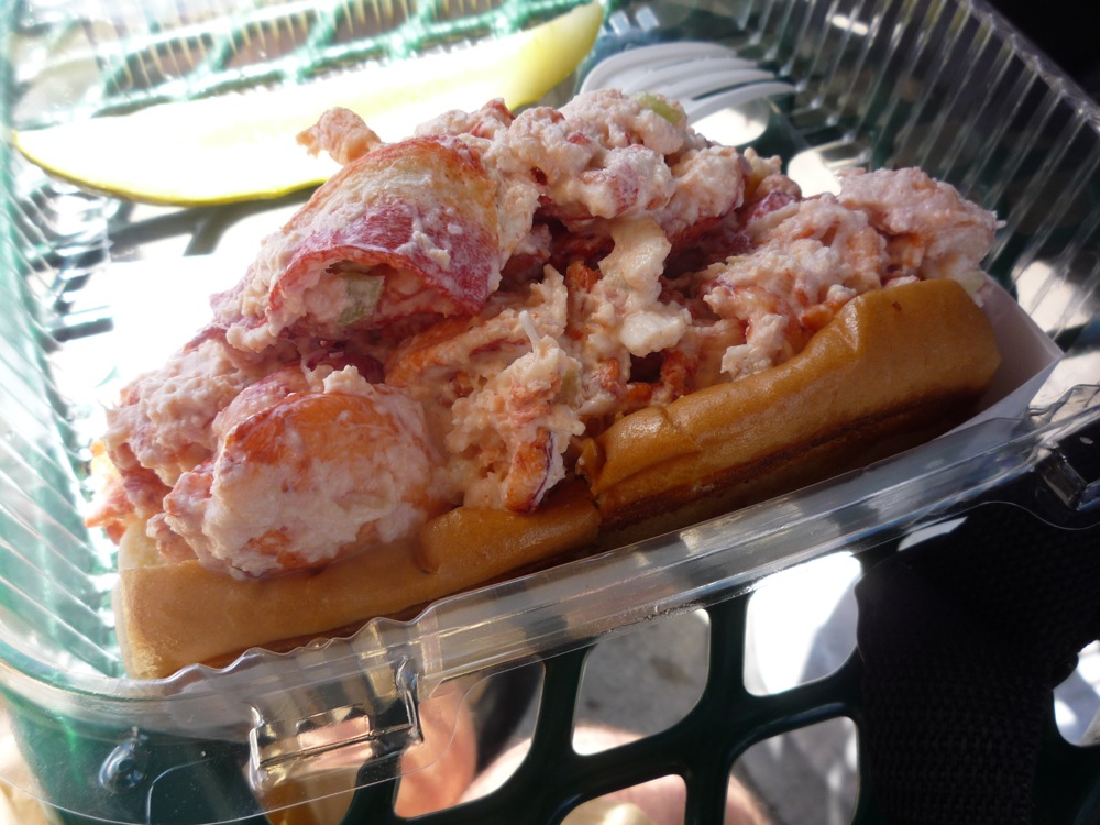 Lobster roll from Kelly's Roast Beef, Revere Beach, MA