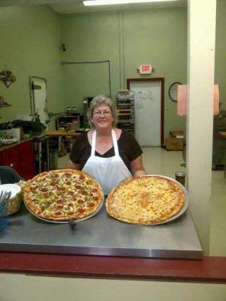 Judi Kerrigan, of Kerrigan's Convenience, makes amazing homemade pizzas 