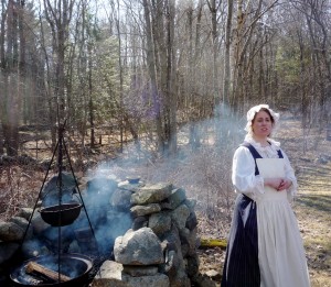 Photo of maple sugaring at Moose Hill in Sharon MA