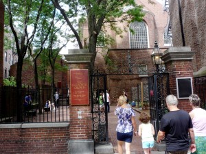 A walk to the Old North Church in the North End of Boston (photo by Eric)