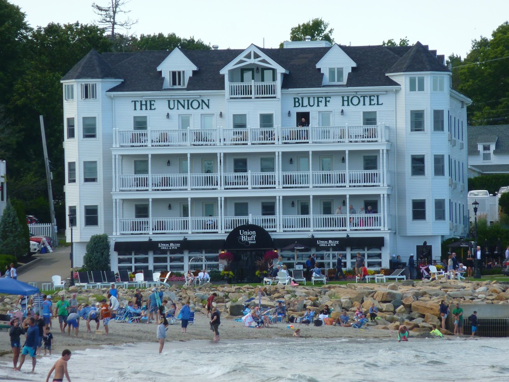 Oceanside at the Union Bluff Hotel, York Beach, Maine.