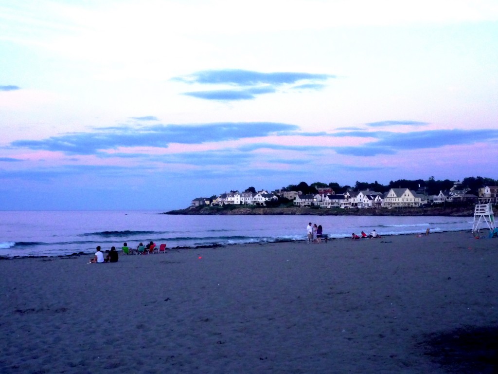 Early evening at Short Sands Beach, York Beach, Maine