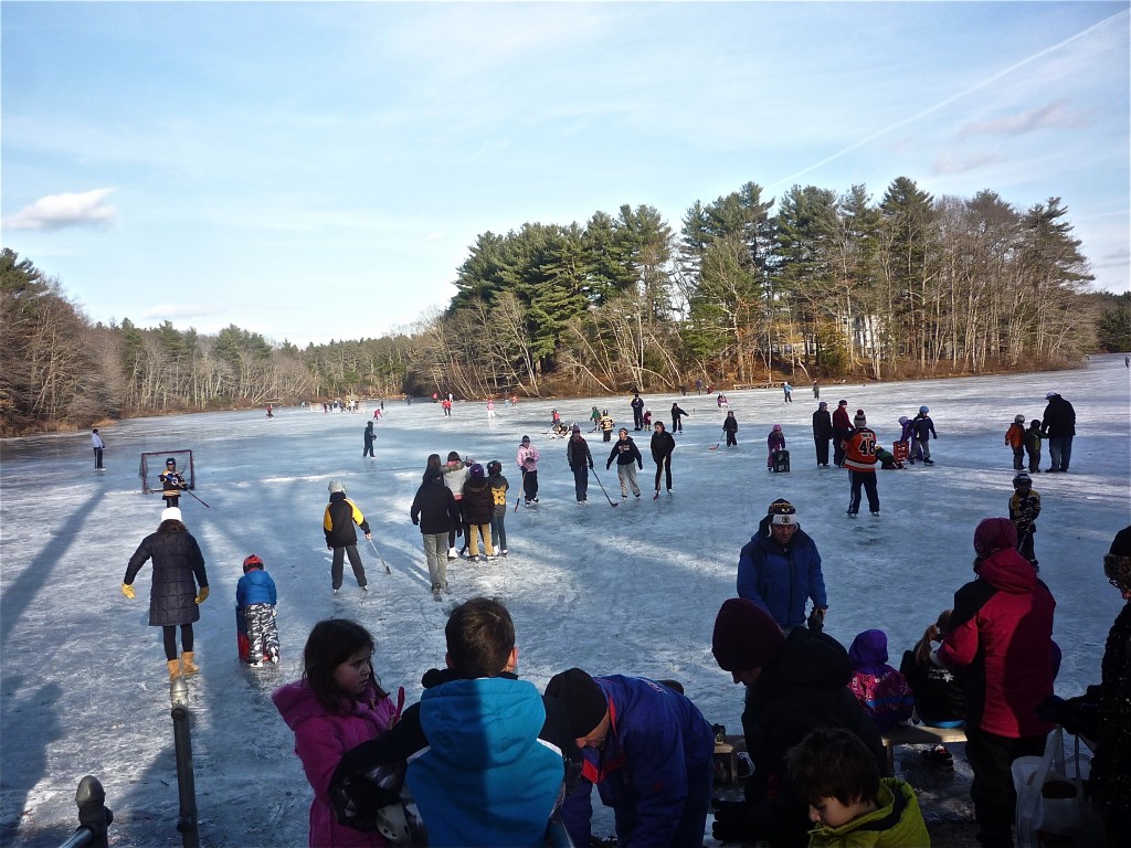 A perfect day for skating at Turner Pond (photo by Eric)