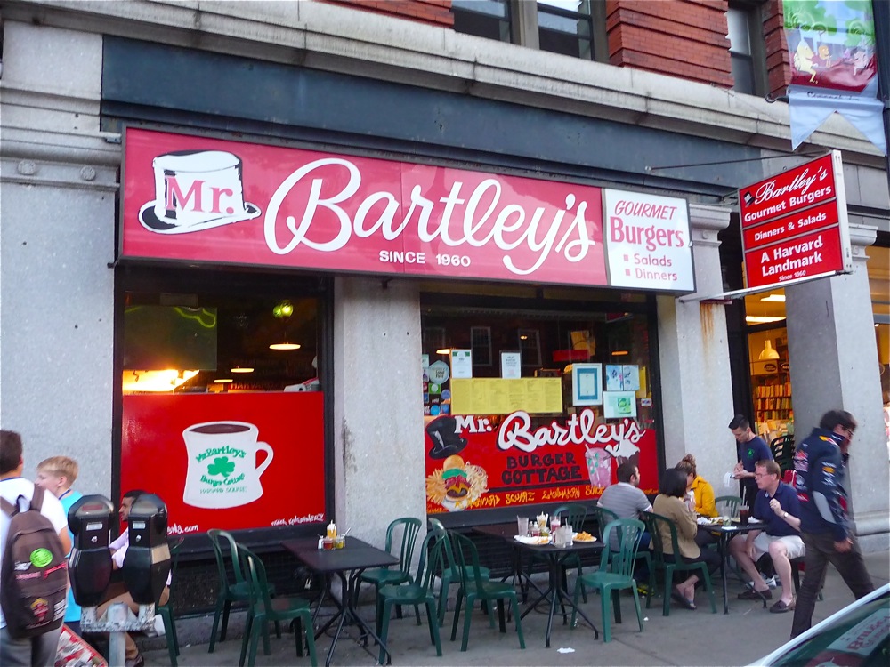 Mr. Bartley's Burgers, Haravrd Square, Cambridge, MA