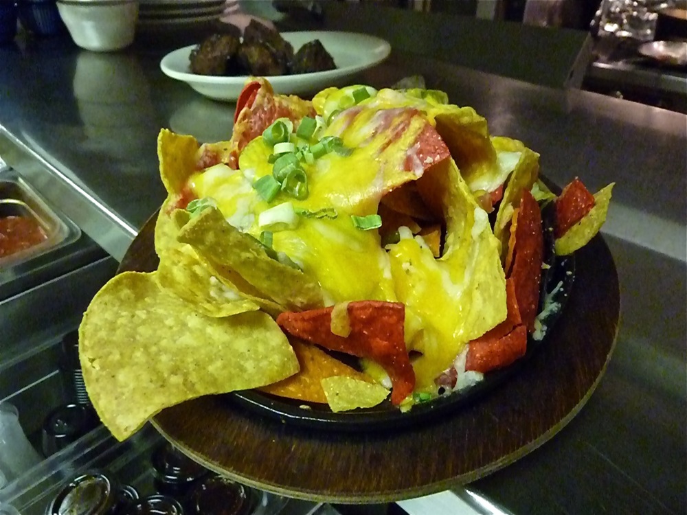 Nachos from Clyde's in Walpole MA.
