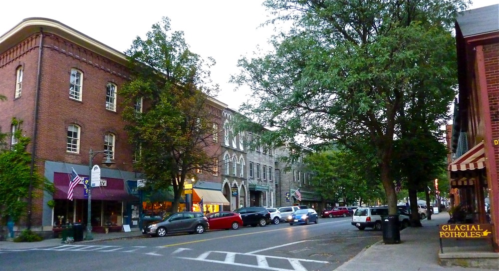 The village of Shelburne Falls, Massachusetts.