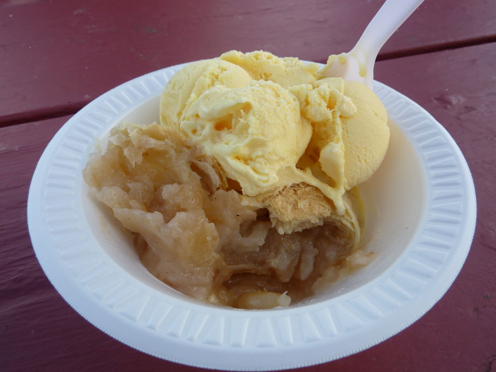 Apple dumpling from Brookfield Orchards in North Brookfield, MA.