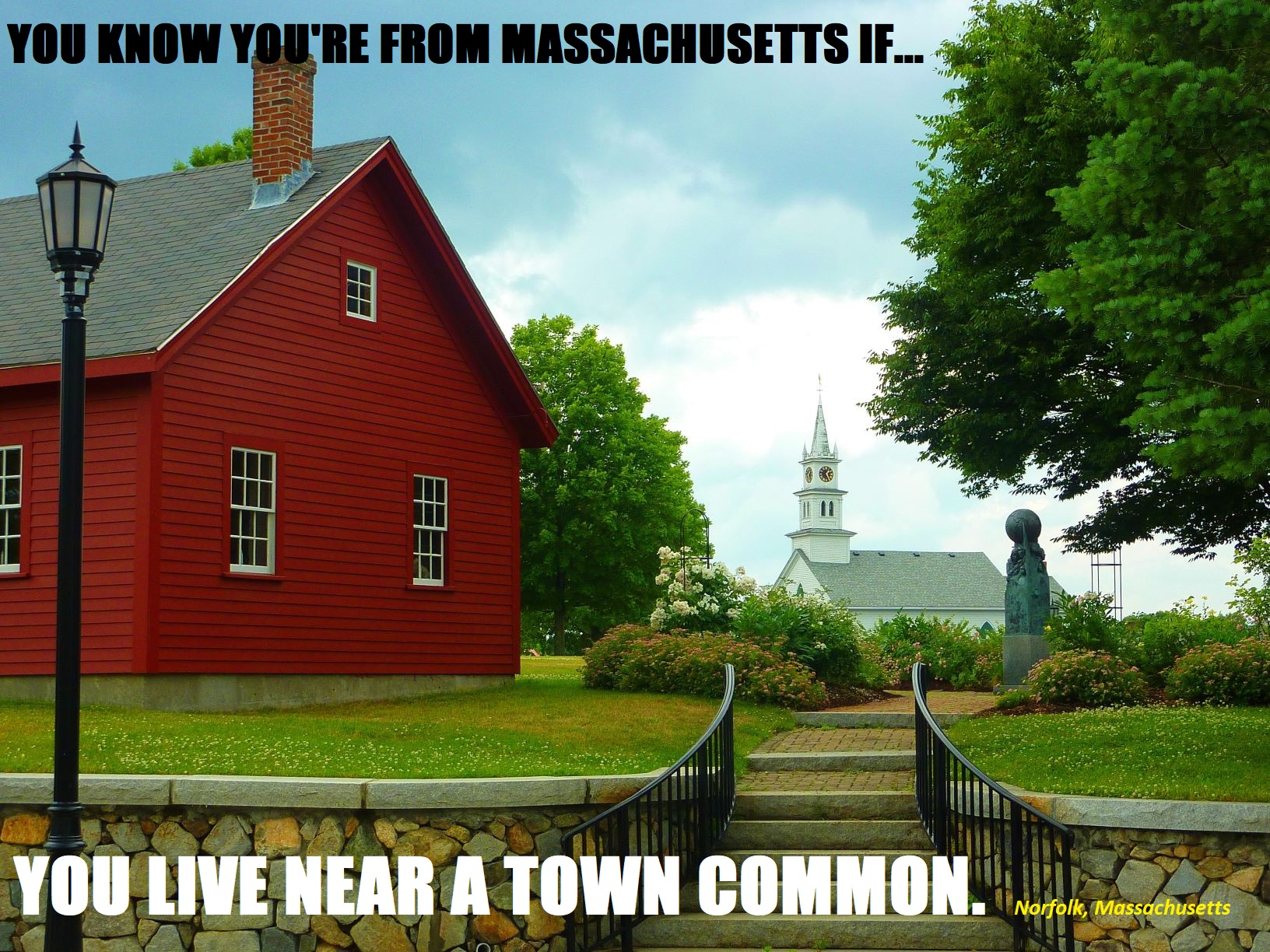 You know you're from Massachusetts if...