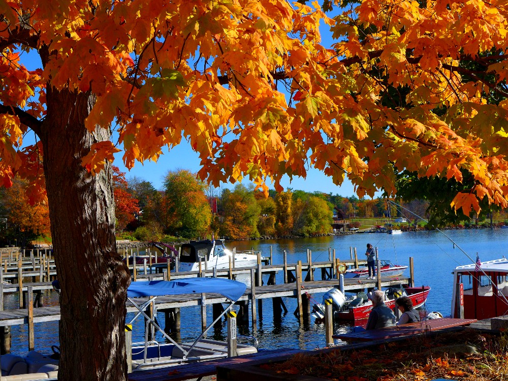 Wolfeboro, New Hampshire is such a beautiful lake town.