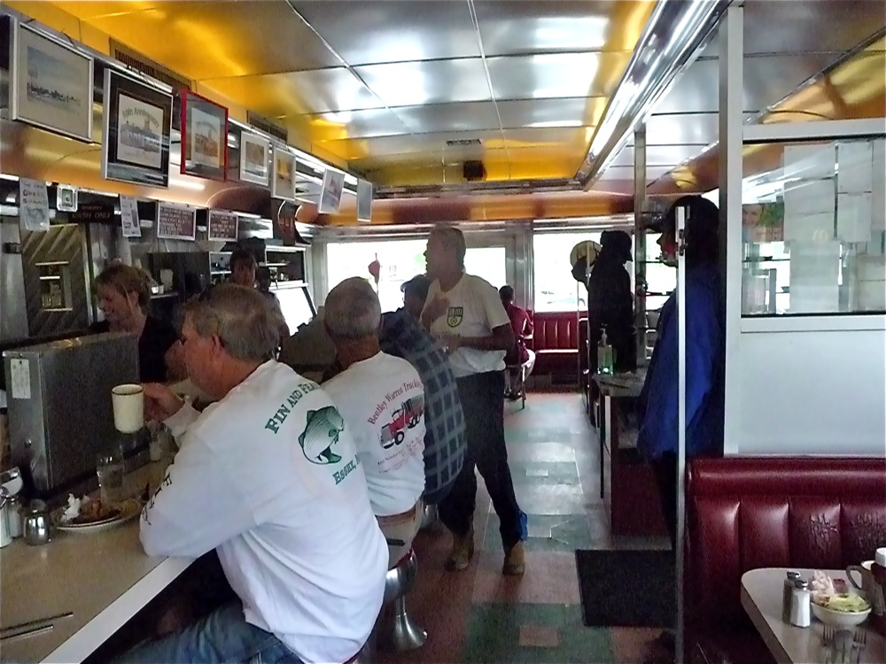 Inside of Agawam Diner in Rowley, Mass.