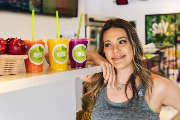 Marcieli Pastorio, owner of The Juice Bar Norwood in Norwood, Mass.