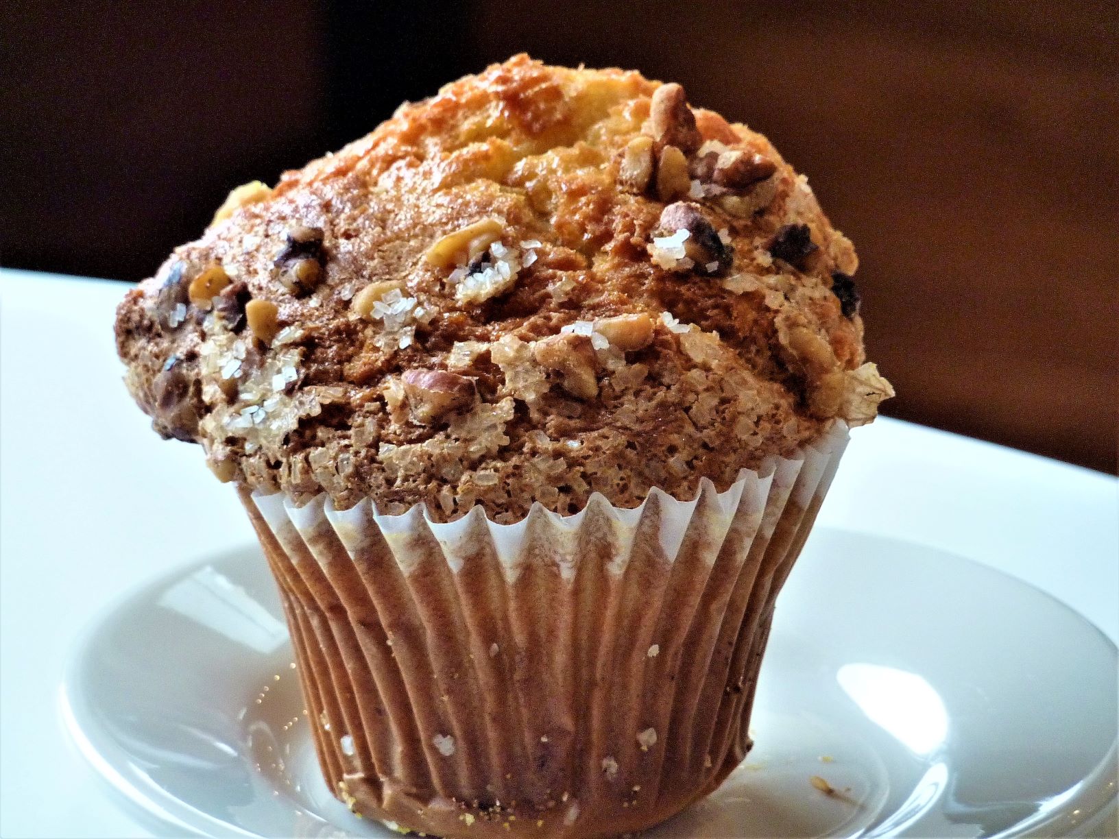 Banana nut muffin from Millis Clicquot Coffee in Millis, , Mass.