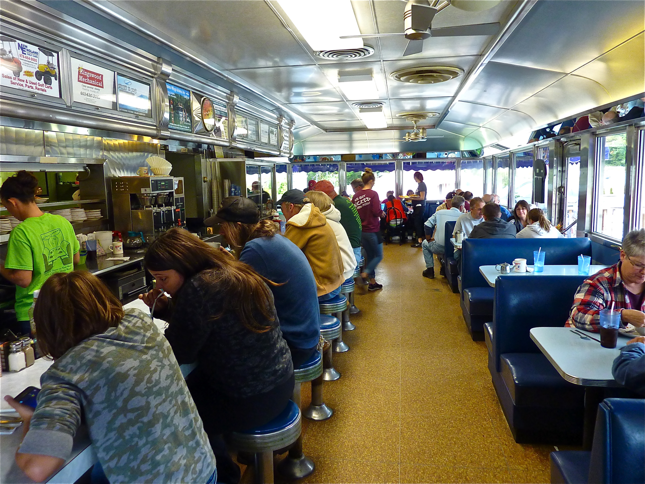 Always crowded: Miss Wakefield Diner in Sanbornville (Wakefield), N.H.