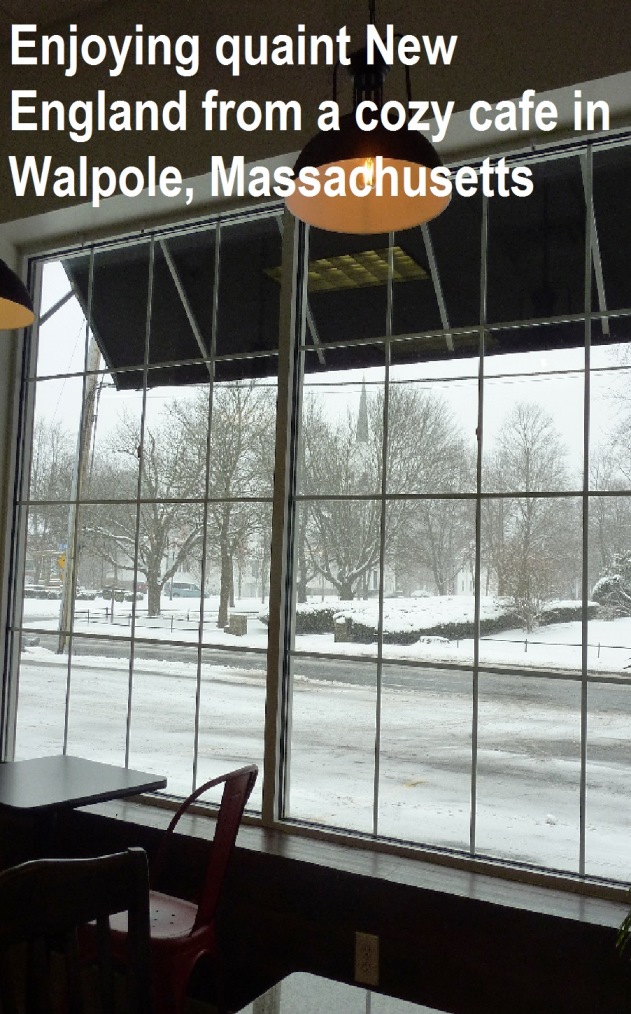 Happy hometown place: Red Cherry Cafe in quaint downtown Walpole, Mass. This cozy, friendly family-run business with nice views of the historic town green specializes in homemade soups, salads, sandwiches and baked goods.