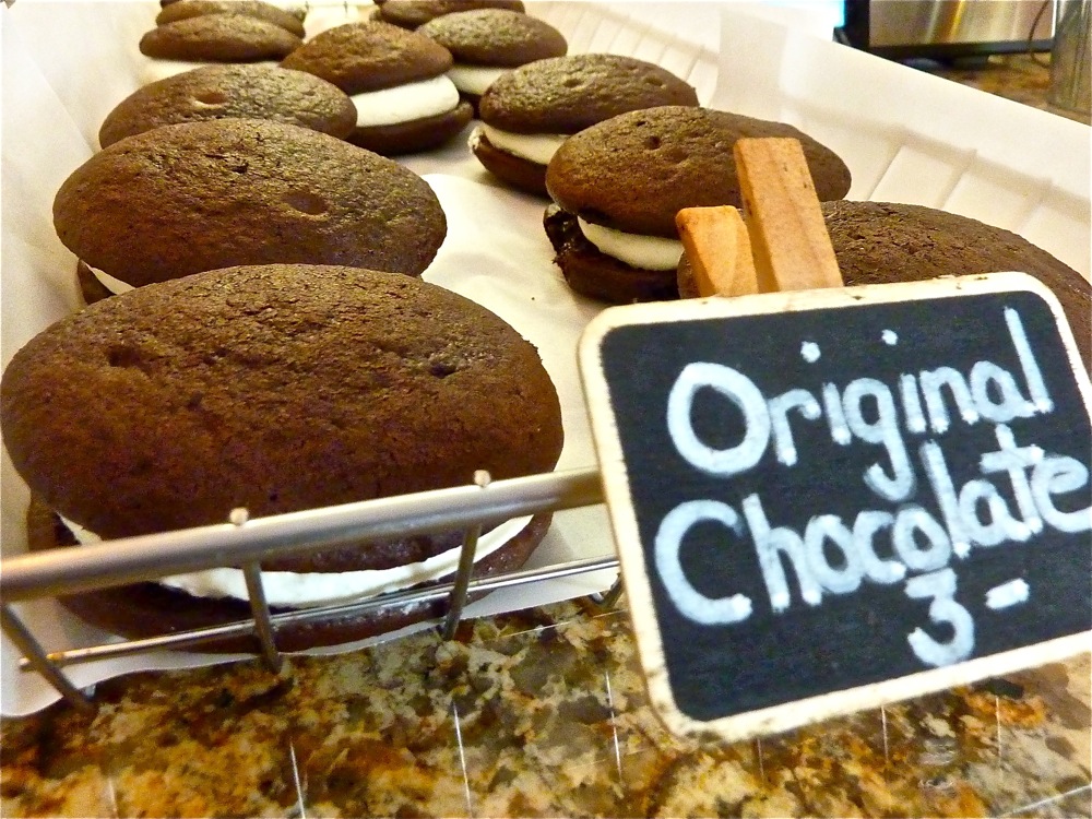 Chocolate whoopie pies from The Whoo(pie) Wagon in Topsfield, Mass.