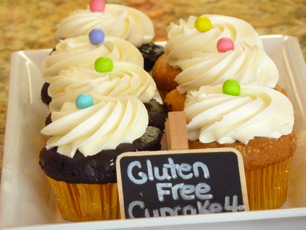 Gluten-free cupcakes from The Topsfield Bakeshop in Topsfield, Mass.