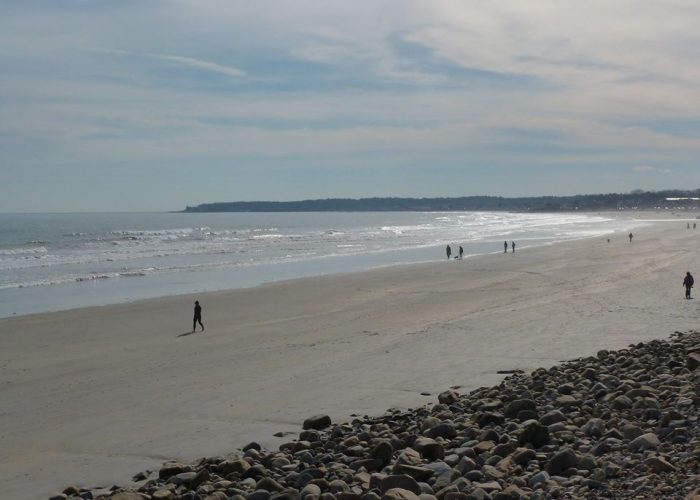 Long Sands Beach in York Beach, Maine