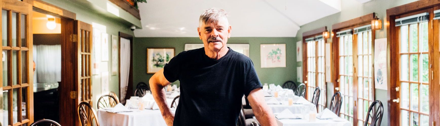 Jonathan West, owner of Jonathan's Restaurant in Ogunquit, ME. Photo credit: Lauryn Hottinger.