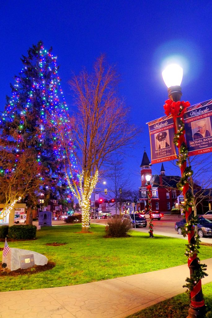 The holiday season in Walpole, Mass.